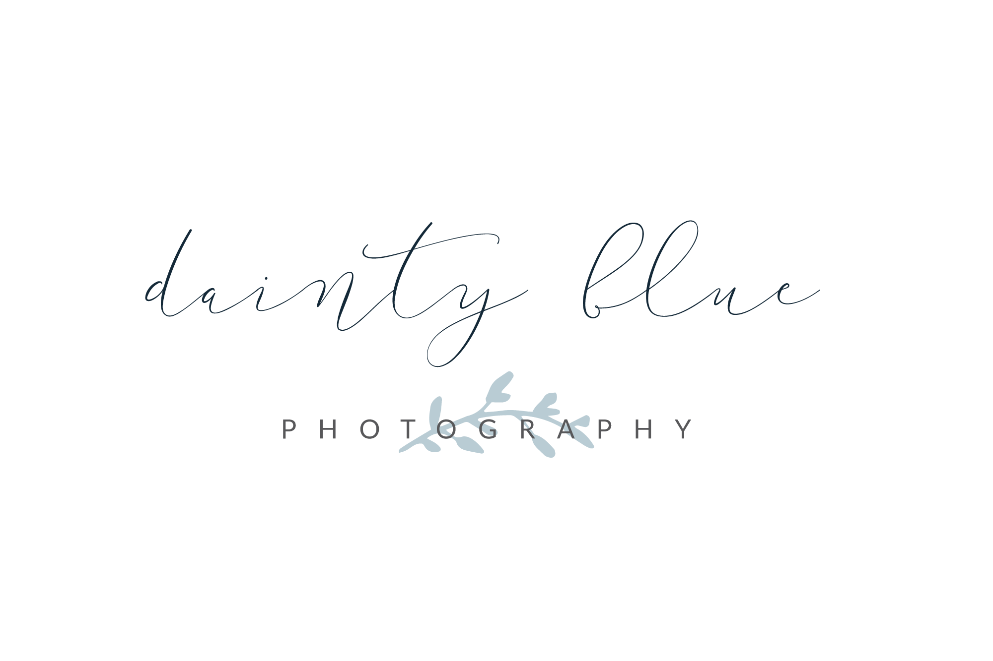 Dainty Blue Photography Logo